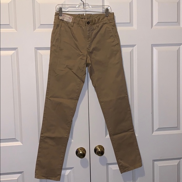 Incotex khaki slim fit pants